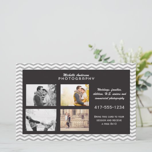 Large Brochure for Photography Business (Standing Front)