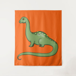 Large Brontosaurus Wall Hanging for Kids Room Tapestry