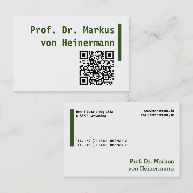 Large Business Card (Front/Back)