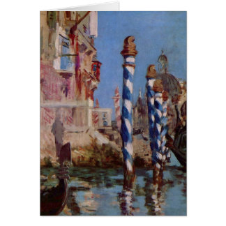 Large Canal in Venice - Edouard Manet Cards