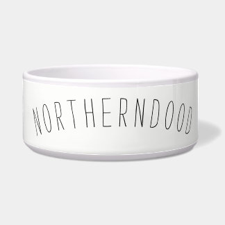 Large Ceramic Dog Bowl