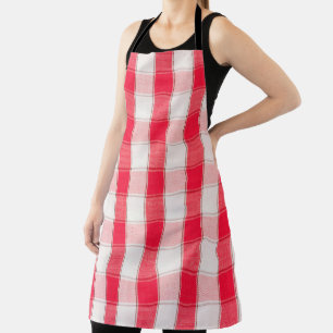 Large Checkered Apron