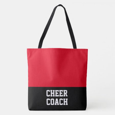 Large Cheer Coach Tote Bag