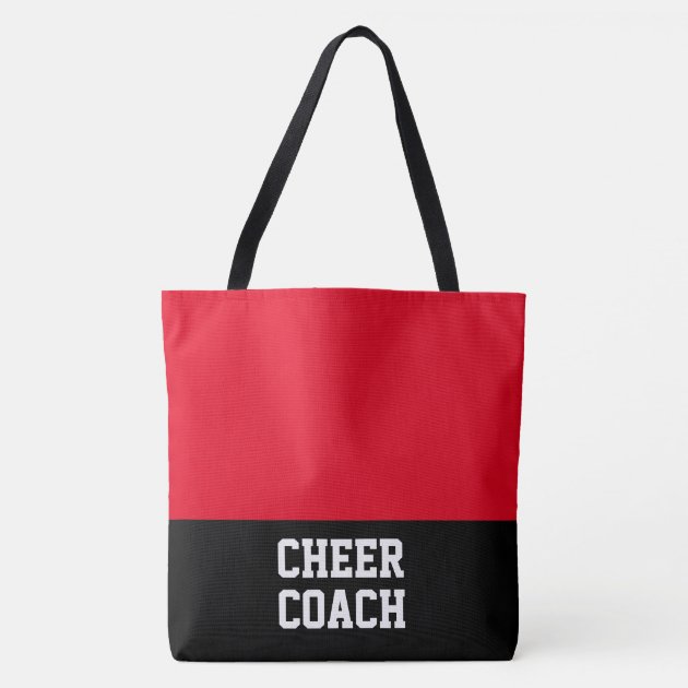 coach red tote bag