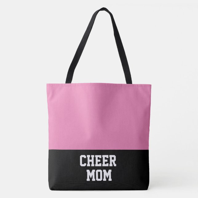 Large Cheer Mom Tote Bag (Front)