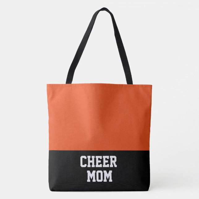 Large Cheer Mom Tote Bag (Front)