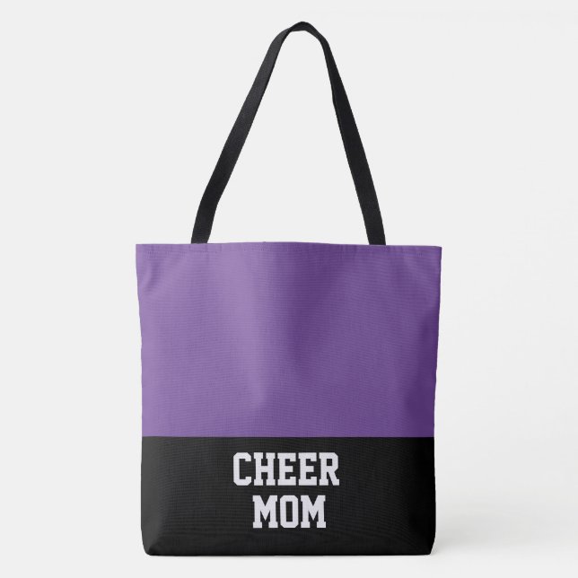 Large Cheer Mom Tote Bag (Front)