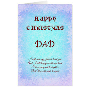 Large Christmas Distance DAD Card