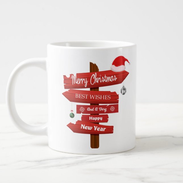 Large Christmas Mugs (Left)
