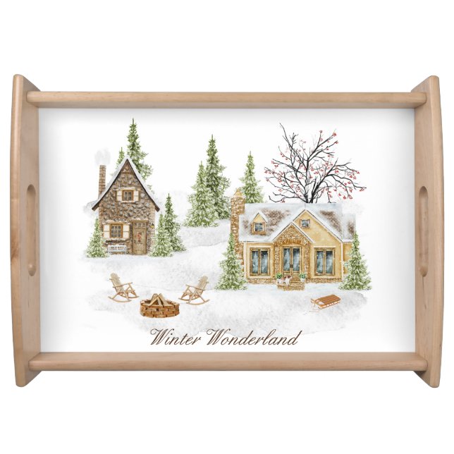 Large Christmas Serving Tray (Front)