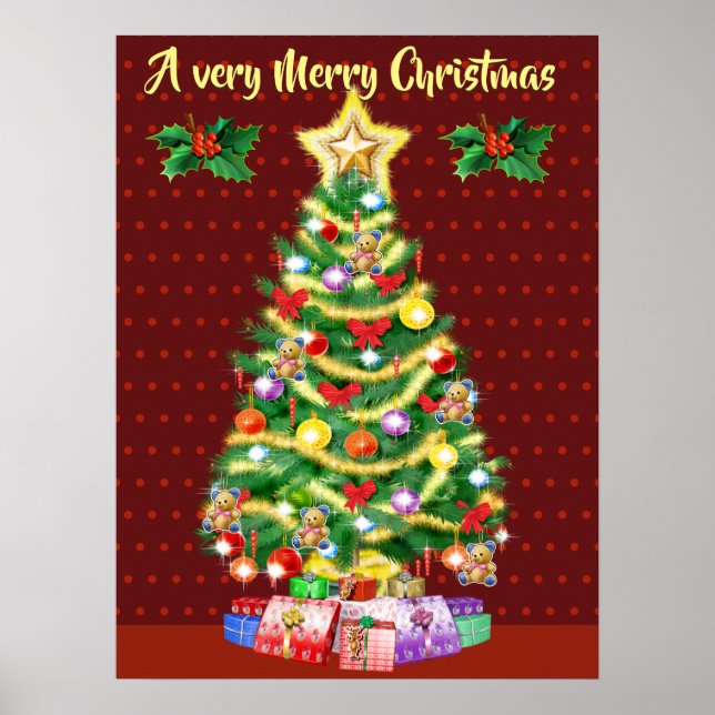 Large Christmas Tree poster (Front)