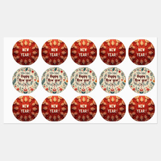 Large Circle Adhesive / Waterproof Label