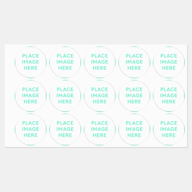 Large Circle Adhesive / Waterproof Label (Sheet)