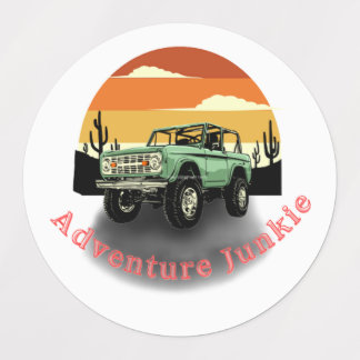 Large Circle Adhesive / Waterproof Label