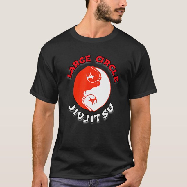 Large Circle Jiujitsu T-Shirt (Front)
