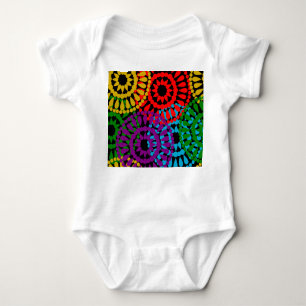 Large Circles  Baby Bodysuit
