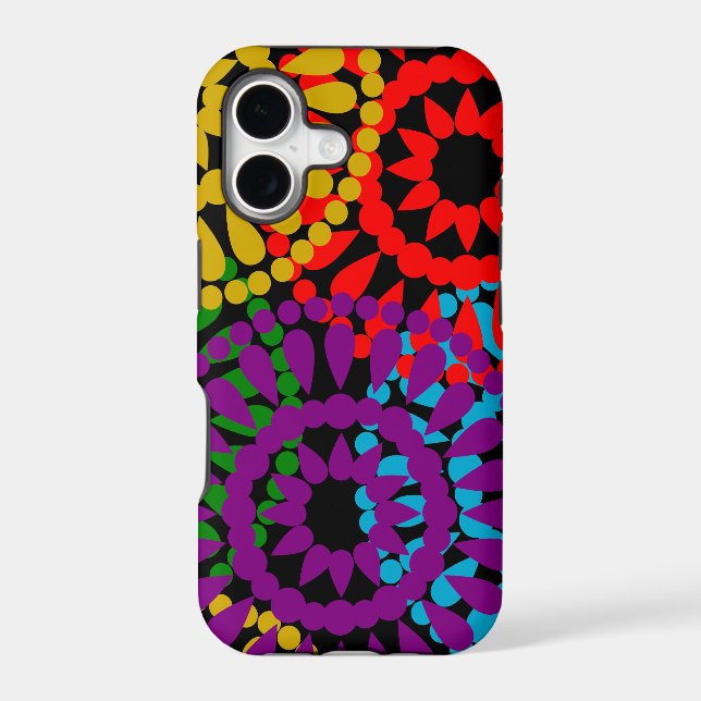 Large Circles  Iphone Case (Back)