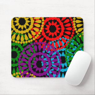 Large Circles Mouse Pad