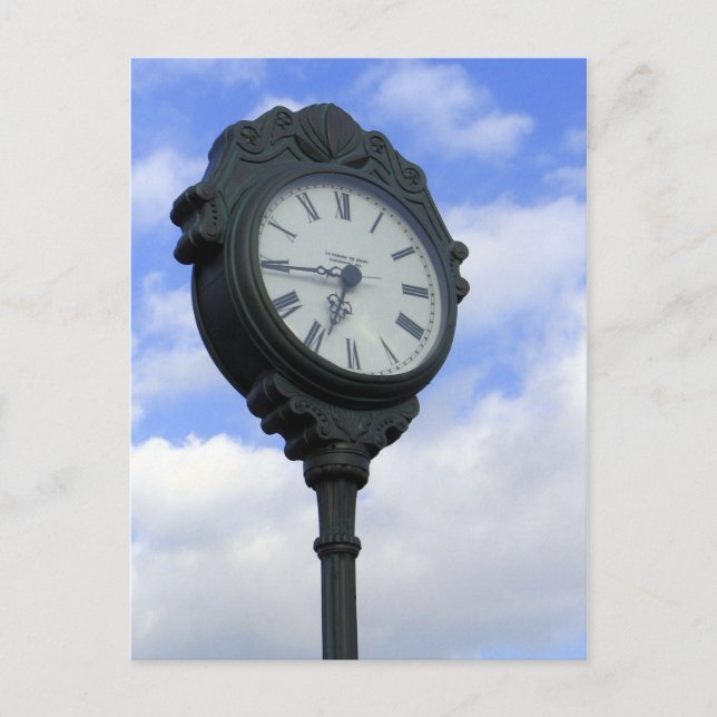 Large Clock Postcard (Front)