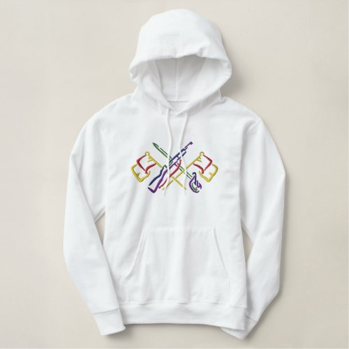 Large Color Guard Embroidered Hoodie