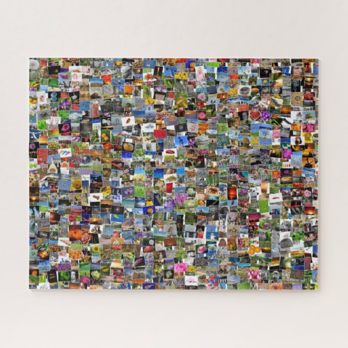 Large Colorful Collection Lot Of Image Photos Jigsaw Puzzle