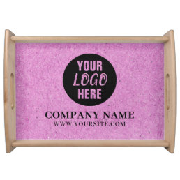 Large Company Logo Business  Serving Tray