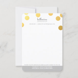 LARGE CONFETTI SPOT modern bold gold foil grey