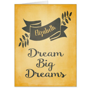 Large Congratulations Dream Big Dreams Graduation Card