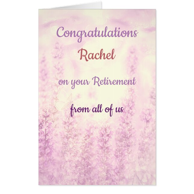 Large Congratulations on your Retirement Card (Front)