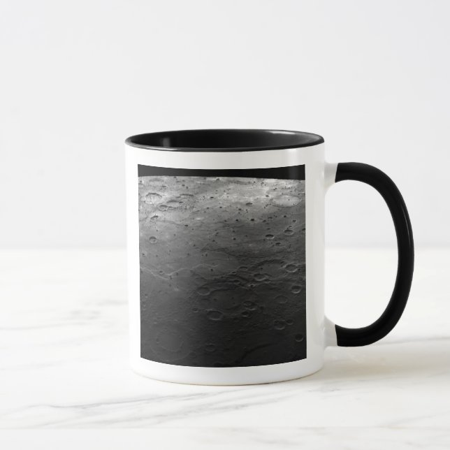 Large craters on the planet Mercury Mug (Right)