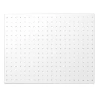 Large Cross Graph Paper Note Pad