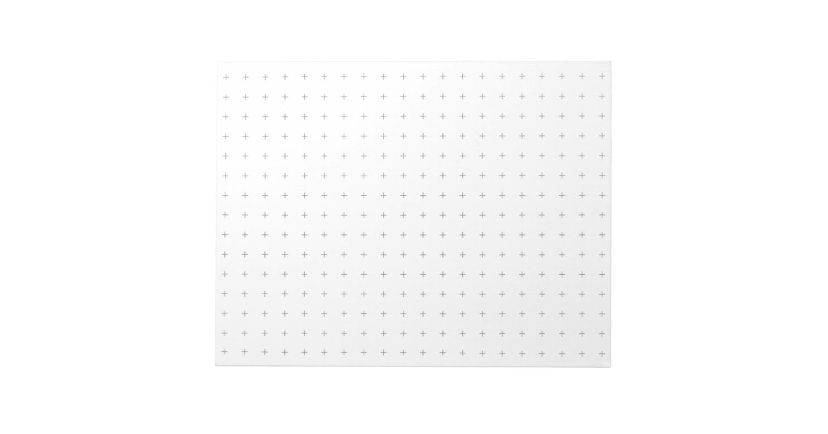 large cross graph paper note pad zazzle com