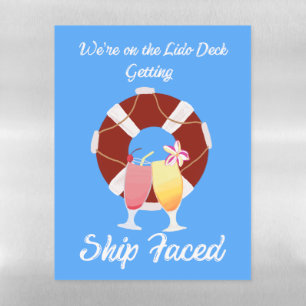 Large Cruise Cabin Door Magnet Magnetic Dry Erase Sheet