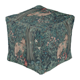 Large Cube Floor Cushion Vintage Tapestry Design