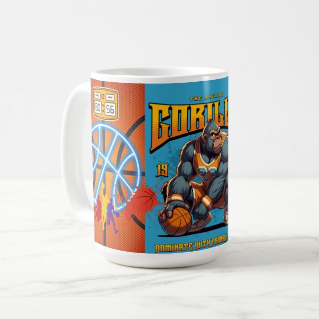 large cup with unique design (Front Left)