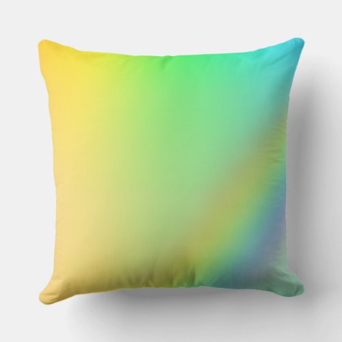 large cushion _ rainbow design