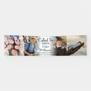 Large Custom 4 Photo Collage Missionary Farewell Banner