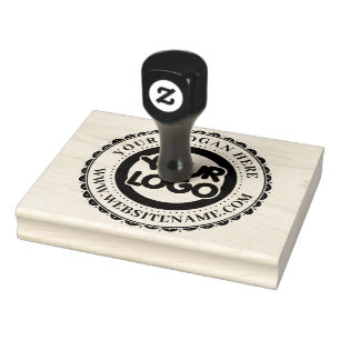 Large Custom Business Logo Rubber Stamp