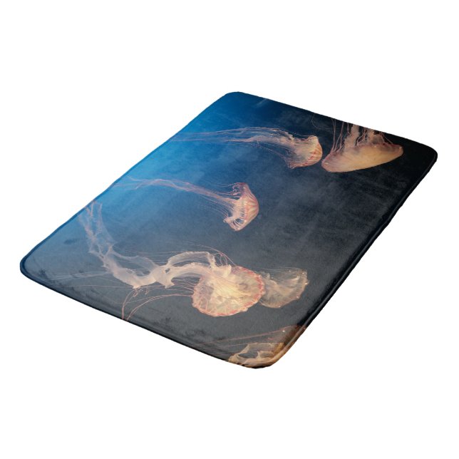 Large Custom Jelly Fish Bath Mat (Angled)