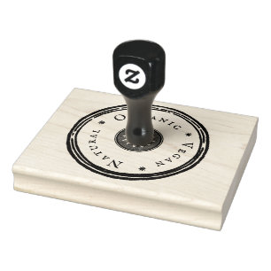 Large Custom Logo Rubber Stamp 