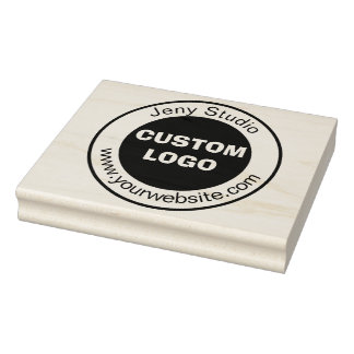 Large Custom Logo Rubber Stamp, For Carrier Bags Stamp