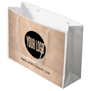 Large Custom Logo/Text Shopping Large Gift Bag