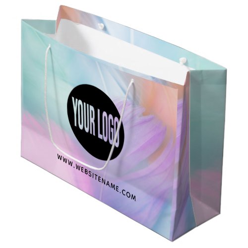 Large Custom LogoText Shopping Large Gift Bag