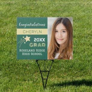 Large Custom Photo Graduation Yard Sign