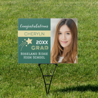Large Custom Photo Graduation Yard Sign