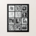 Large Custom Puzzle With 12 Of Your Photos at Zazzle