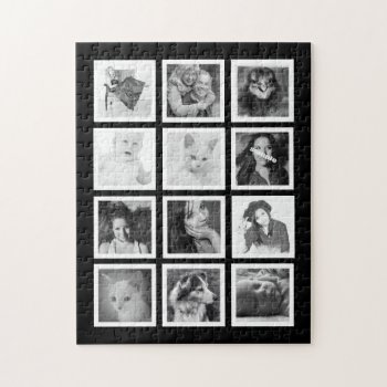 Large Custom Puzzle With 12 Of Your Photos by PartyHearty at Zazzle