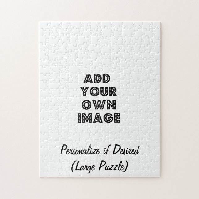 Large Custom Puzzle with Photo or Art and Name (Vertical)