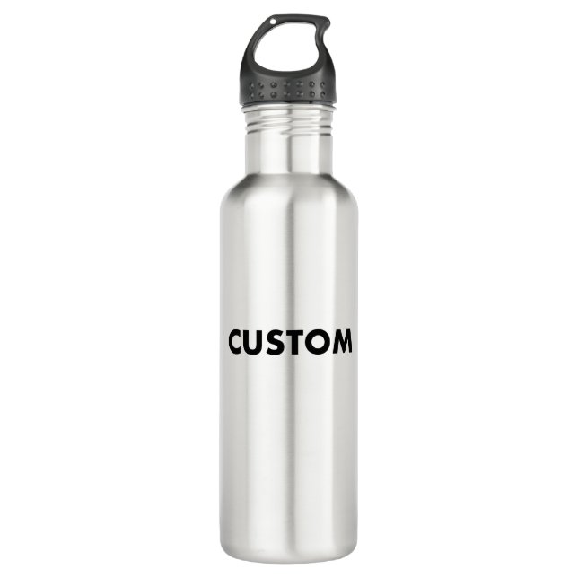 Large Custom Stainless Steel Water Bottle Blank (Front)