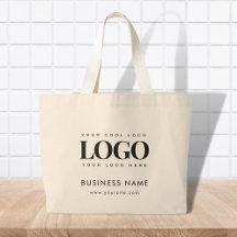 Design Your Own: Left Aligned Text Custom Tote Bags